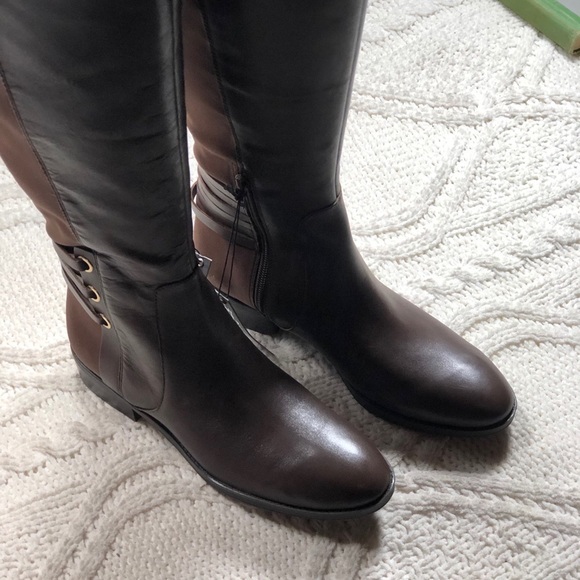 Vince Camuto Brown Heeled Boots - Picture 3 of 4